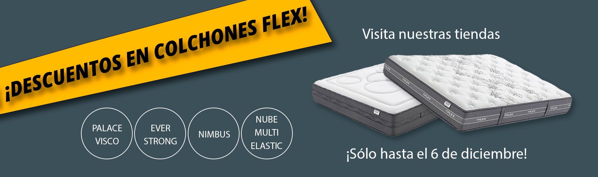 Descuentos en colchones Flex