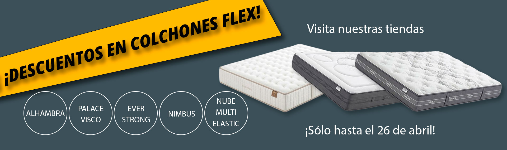 Descuentos en colchones Flex