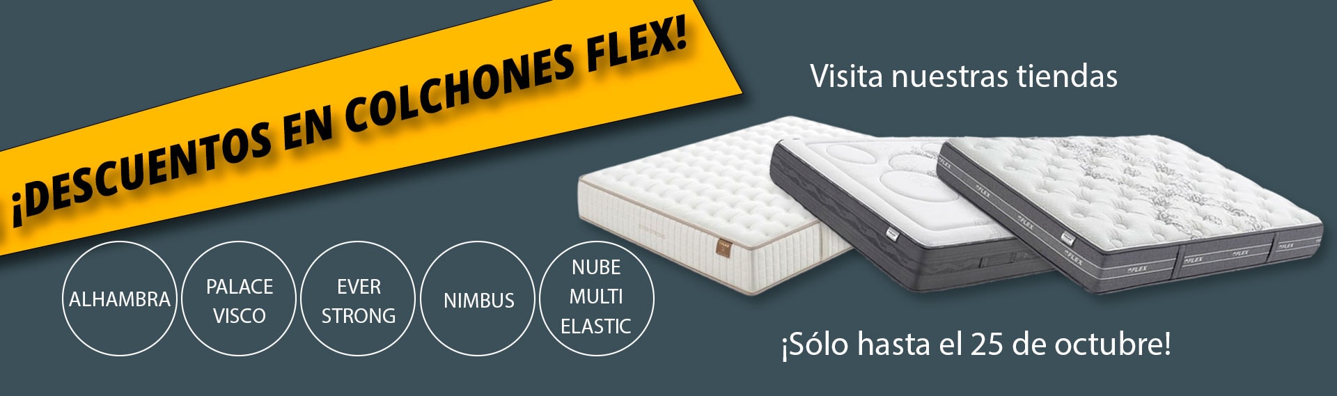Descuentos en colchones Flex