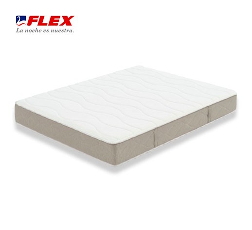 COLCHON FLEX MUELLES ENSACADO + VISCO